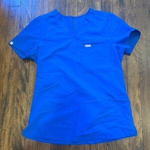 FIGS royal blue scrubs
straight leg 
Top XS 
Bottom S/P